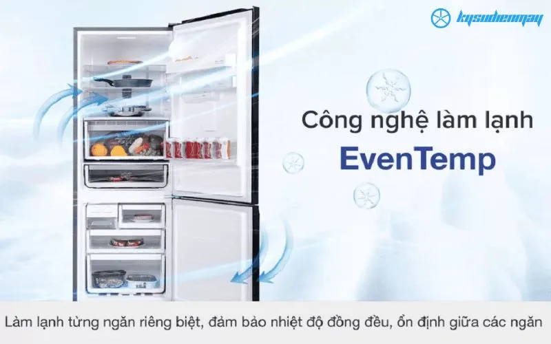 tủ lạnh electrolux công nghệ even temp